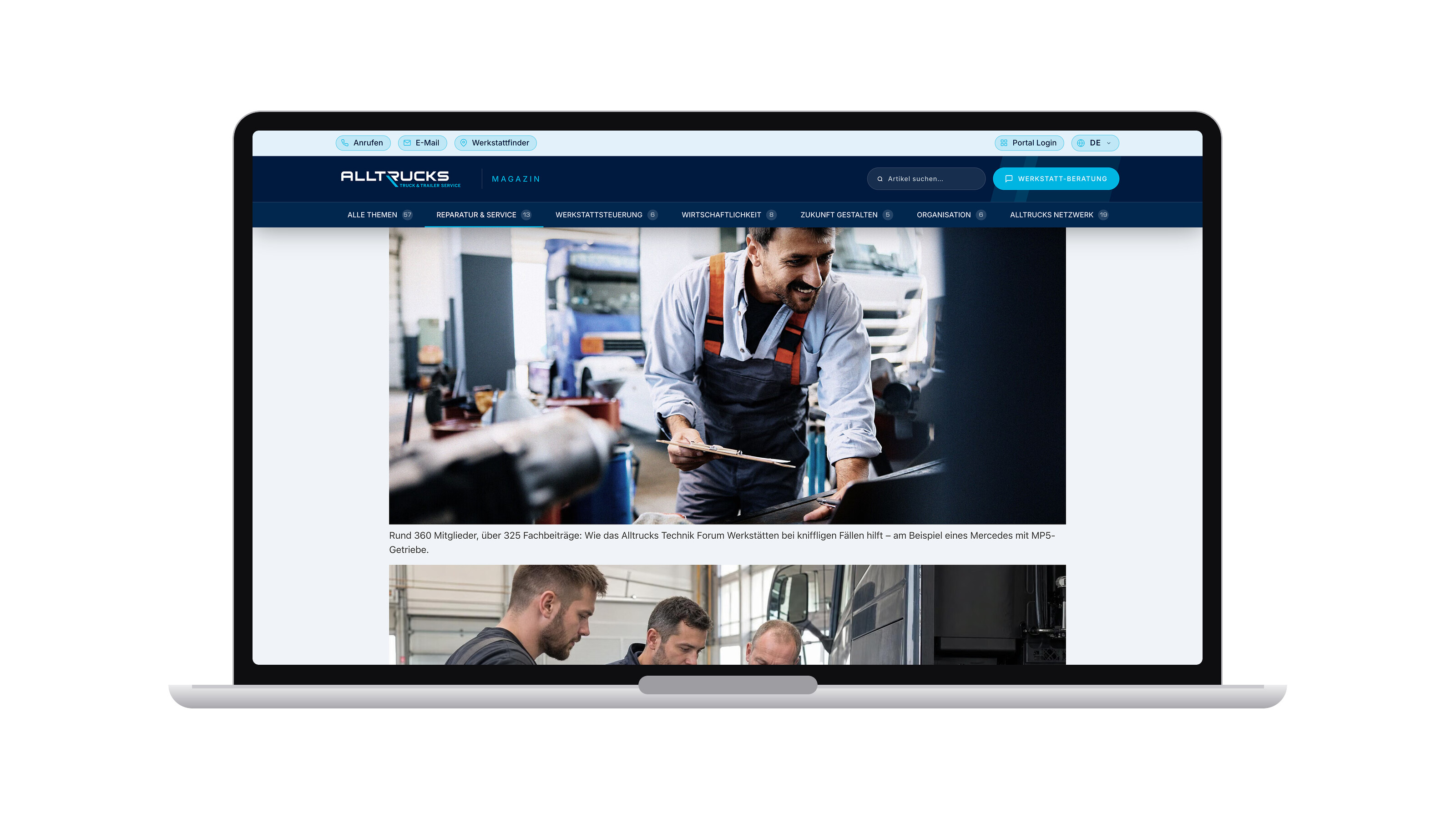 Themencluster Reparatur und Diagnose