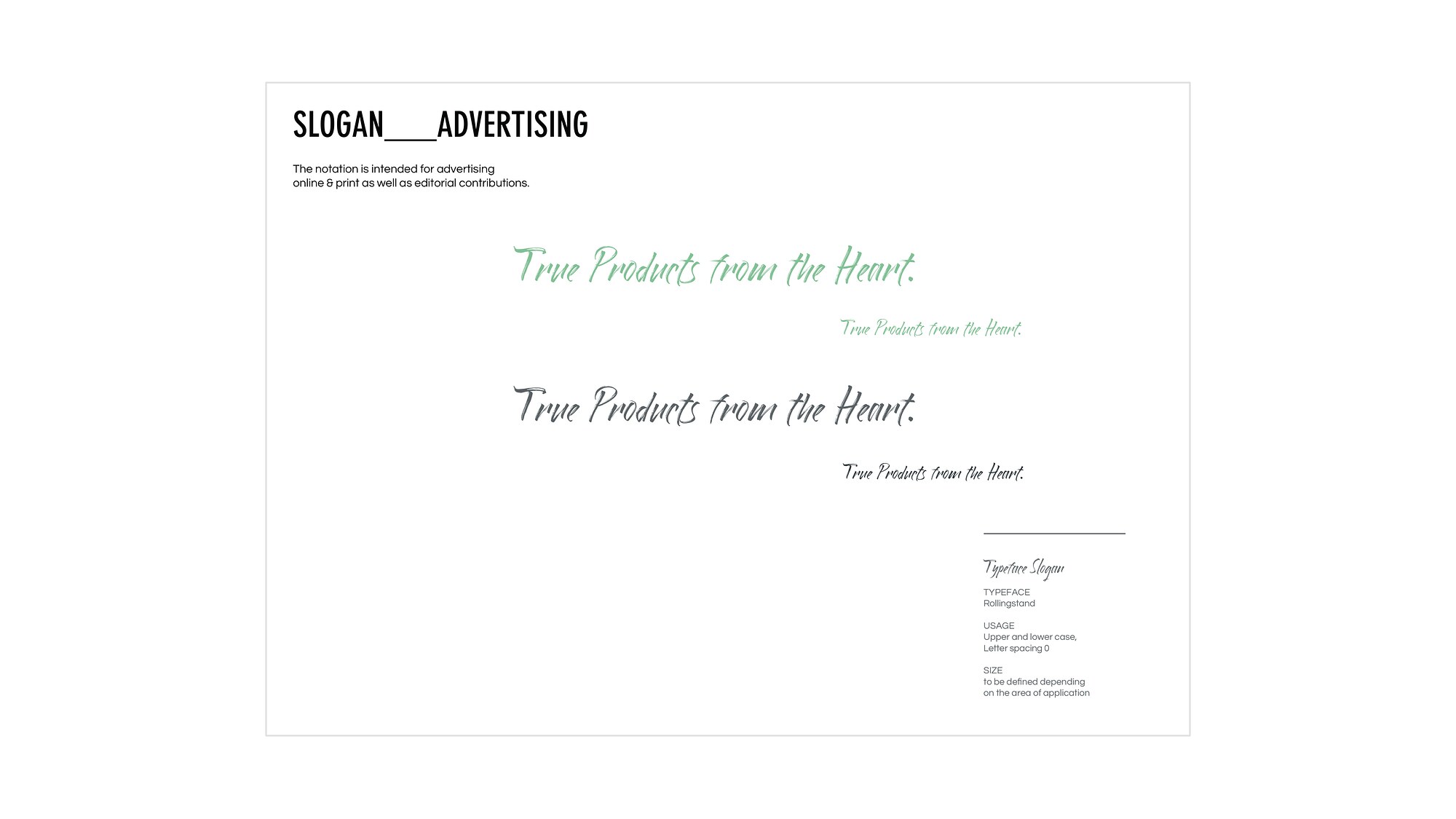 Claim True Products from the Heart