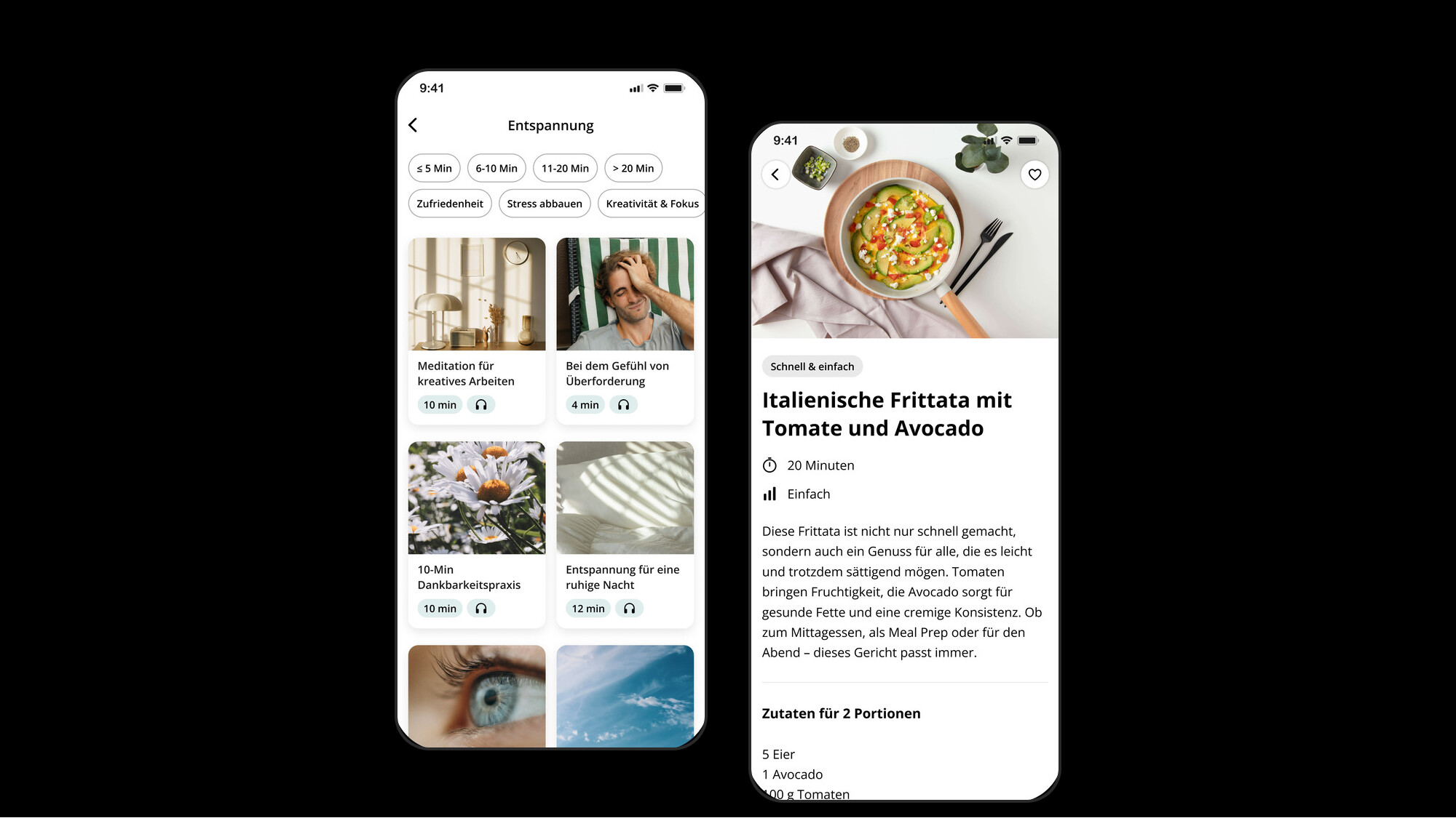 Meditation und Rezept