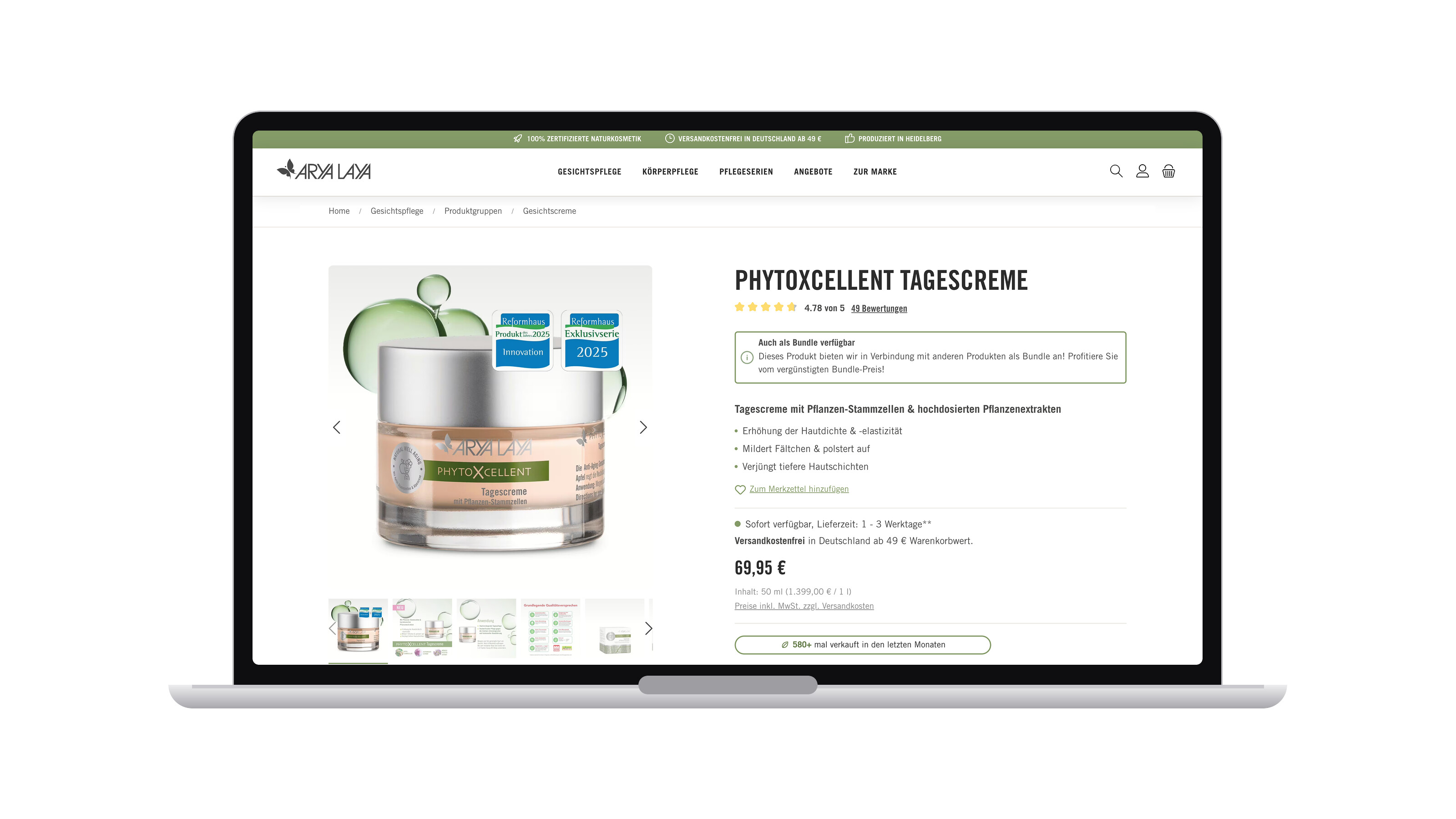 Im Einsatz im Shop von Arya Laya