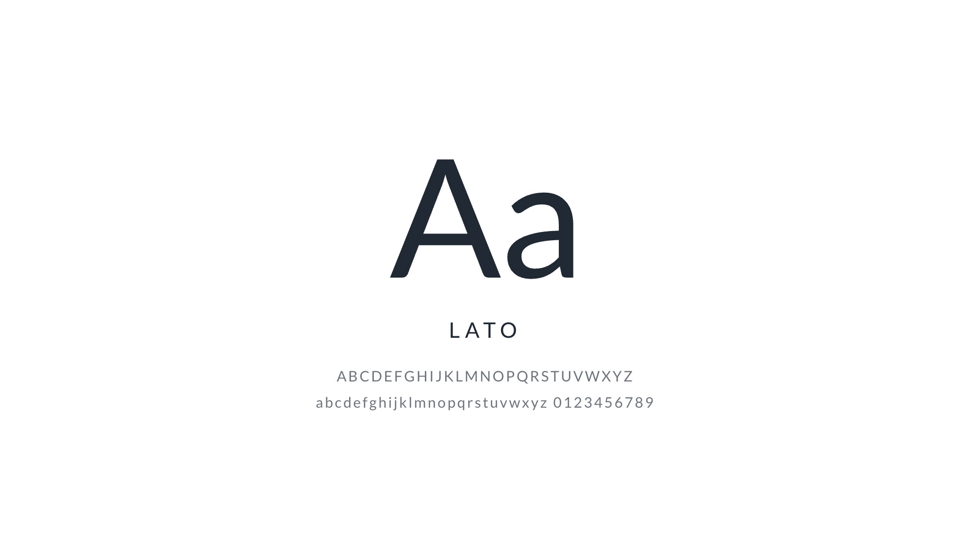 Hausschrift Lato