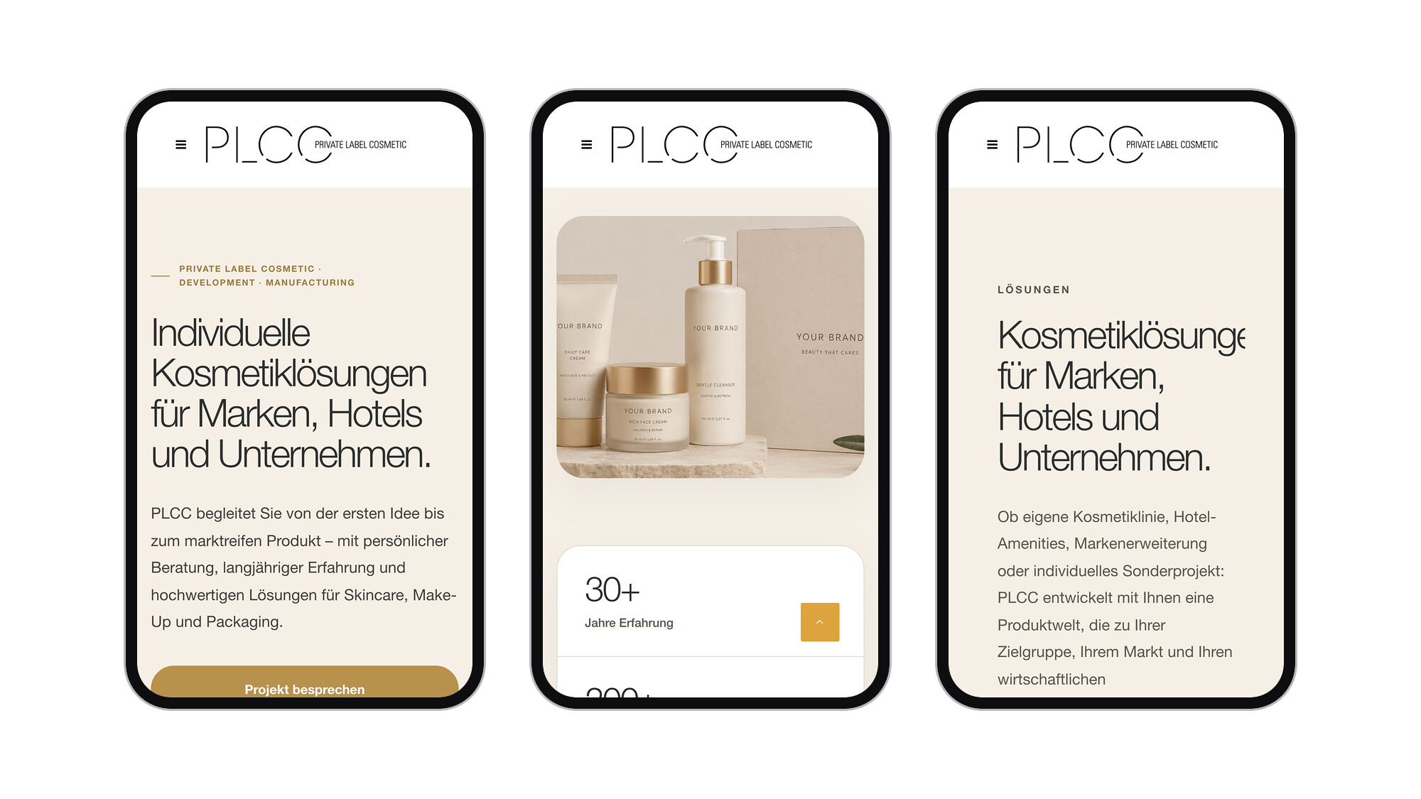 Mobile Ansichten