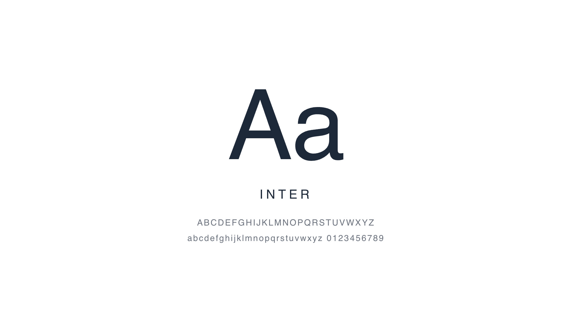 Hausschrift Inter