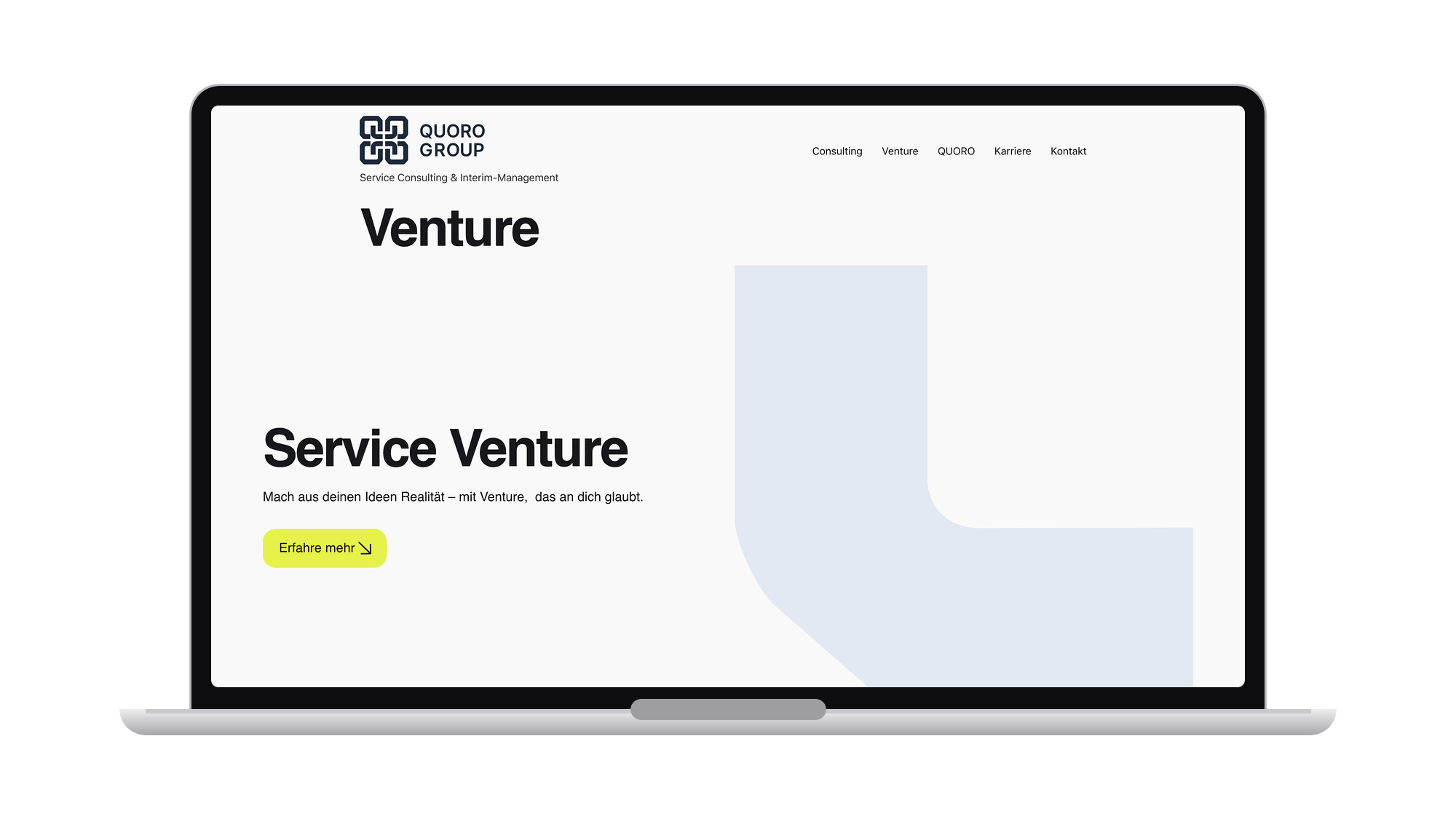 Website QUORO GROUP