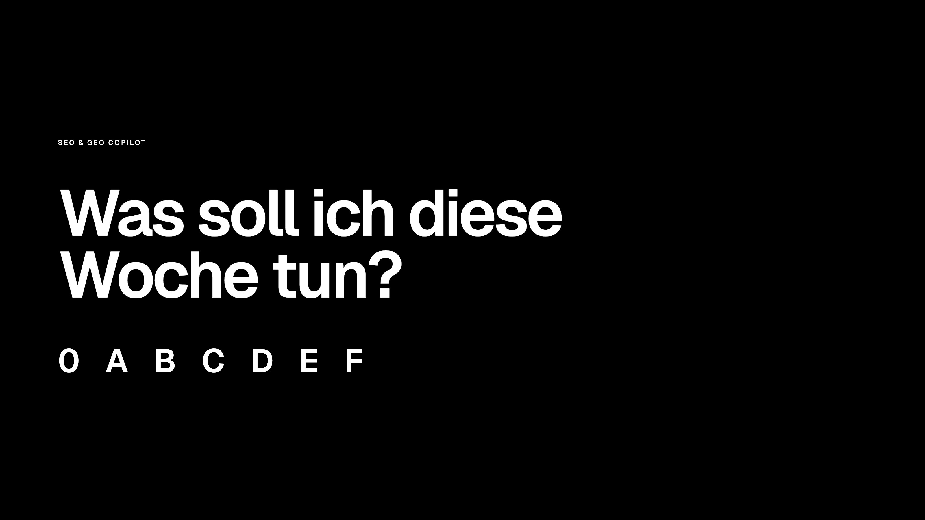 SEO & GEO mit KI